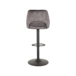 Barkruk_Fer_45x47x92-113_cm_Antraciet_Velours_Achterkant2