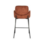 Barkruk_Jari_Rust_Velours_51x53x94_Cm_Achterkant