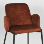 Barkruk_Jari_Rust_Velours_51x53x94_Cm_Detail