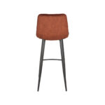 Barkruk_Jelt_Rust_Velours_45x48x107_Cm_Achterkant