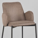 Barkruk_Joni_51x53x107_Cm_Taupe_Micro_Suede_Detail