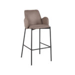 Barkruk_Joni_51x53x107_Cm_Taupe_Micro_Suede_Perspectief