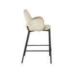 Barkruk_Joni_51x53x94_Cm_Beige_Elegance_Zijkant