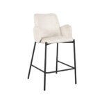 Barkruk_Joni_51x53x94_Cm_Creme_Elegance_Perspectief