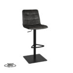 Barkruk_Juul_45x56x88-113_Cm_Antraciet_Velours_Perspectief_360