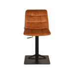 Barkruk_Juul_45x56x88-113_Cm_Oker_Velours_Voorkant2