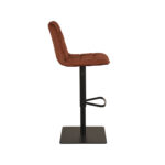 Barkruk_Juul_45x56x88-113_Cm_Rust_Velours_Zijkant2
