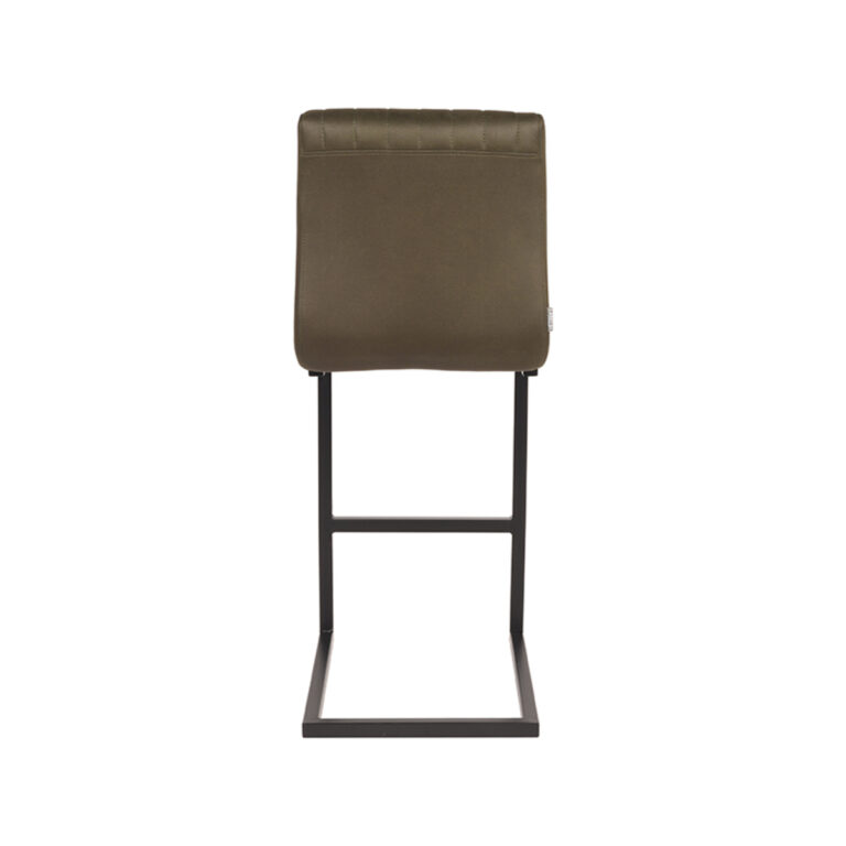 LABEL51 Barkruk Milo - Army green - Microfiber - Zithoogte 66