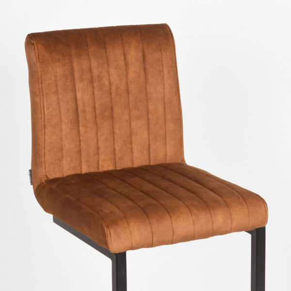 Barkruk_Milo_Ocher_Velours_41x53x100_cm_Detail