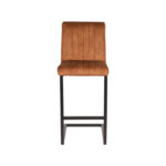 Barkruk_Milo_Ocher_Velours_41x53x100_cm_Voorkant