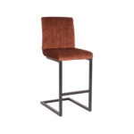 Barkruk_Milo_Rust_Velours_41x53x100_cm_Perspectief