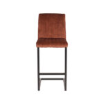 Barkruk_Milo_Rust_Velours_41x53x100_cm_Voorkant