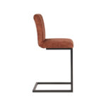 Barkruk_Milo_Rust_Velours_41x53x100_cm_Zijkant