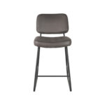 Barkruk_Noah_Antraciet_Micro_Suede_48x61x94_Cm_Voorkant
