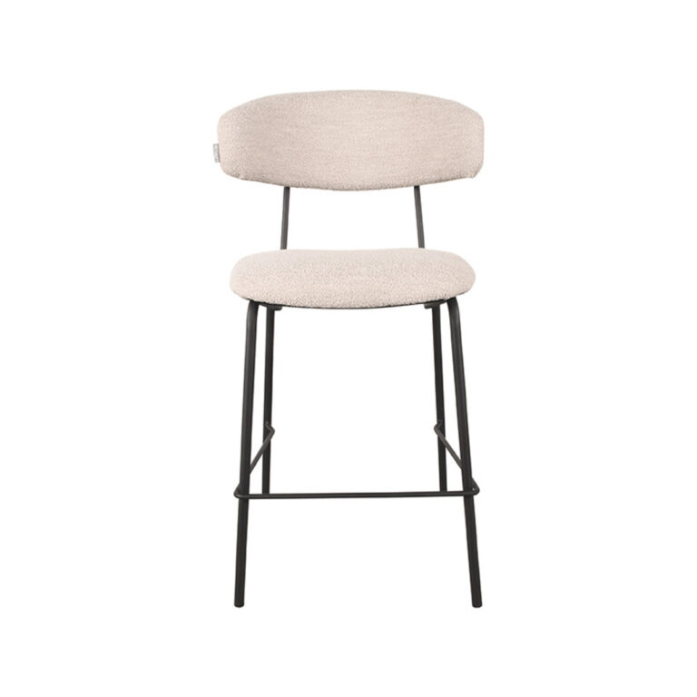 LABEL51 Barkruk Zack - Naturel - Boucle - Zithoogte 56