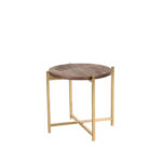 Bijzettafel_Dox_40x40x40_cm_Espresso_Mangohout_Goud_Metaal_Perspectief_1
