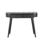 Bureau_Nils_100x38x77_Cm_Zwart_Mangohout_Voorkant2