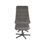 Draaifauteuil_Alvar_Ottomane_53x57x83_Cm_Antraciet_Cosmo_Voorkant_v2