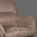 Draaifauteuil_Moss_70x77x90_Cm_Taupe_Micro_Suede_Detail