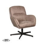 Draaifauteuil_Moss_70x77x90_Cm_Taupe_Micro_Suede_Perspectief_360_v2