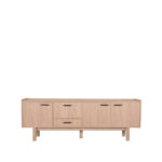 Dressoir_Cali_220x45x77cm_Naturel_Voorkant