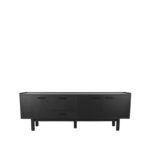 Dressoir_Cali_220x45x77cm_Zwart_Voorkant
