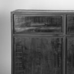 Dressoir_Chili_Zwart_Mangohout_170x45x90_cm_Detail