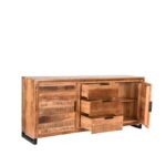 Dressoir_Glasgow_Rough_Mangohout_190x45x87_cm_Perspectief_2