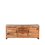 Dressoir_Glasgow_Rough_Mangohout_190x45x87_cm_Voorkant