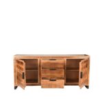 Dressoir_Glasgow_Rough_Mangohout_190x45x87_cm_Voorkant_2