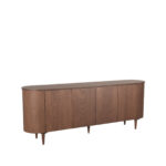 Dressoir_Oliva_220x47x85_Cm_Walnoot_Eikenhout_Perspectief