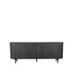 Dressoir_Oliva_220x47x85_Cm_Zwart_Eiken_Voorkant