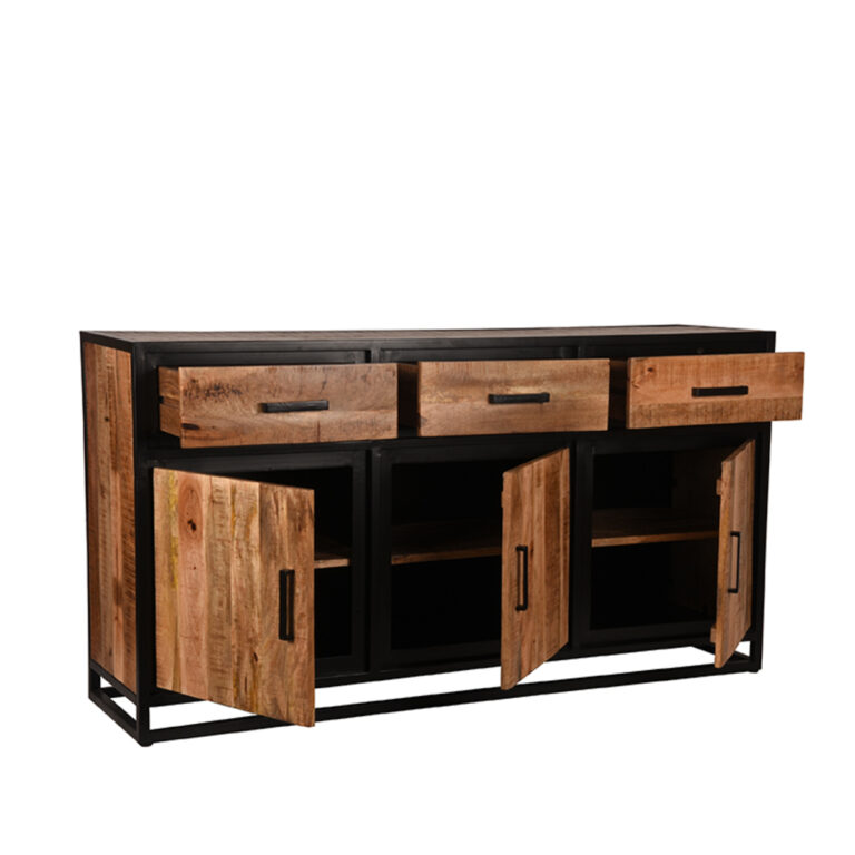 LABEL51 Dressoir Tampa - Rough - Mangohout - Dressoir