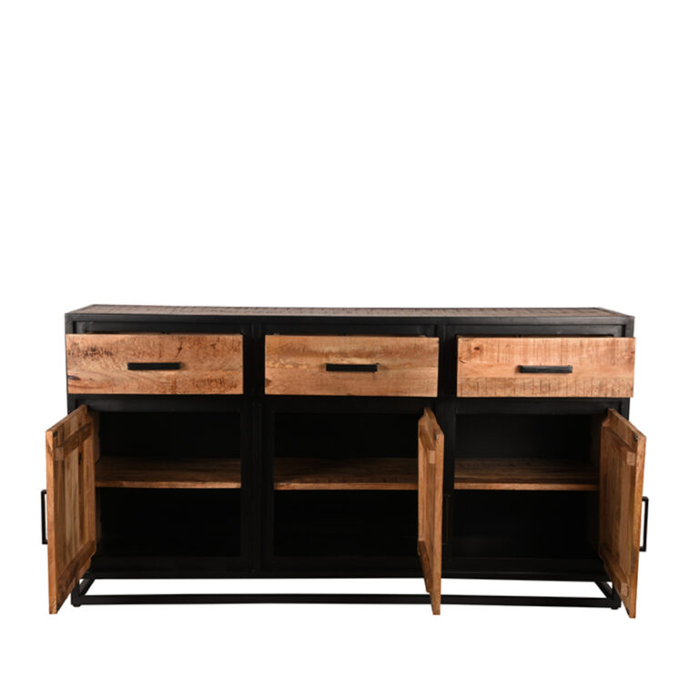 LABEL51 Dressoir Tampa - Rough - Mangohout - Dressoir