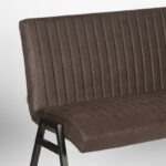 Eetkamerbank_Matz_Antraciet_Microvezel_145x62x86_cm_Detail