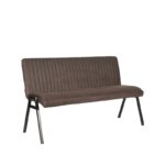 Eetkamerbank_Matz_Antraciet_Microvezel_145x62x86_cm_Perspectief