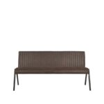 Eetkamerbank_Matz_Antraciet_Microvezel_175x62x86_cm_Voorkant