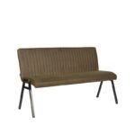 Eetkamerbank_Matz_Army_Microvezel_145x62x86_cm_Perspectief