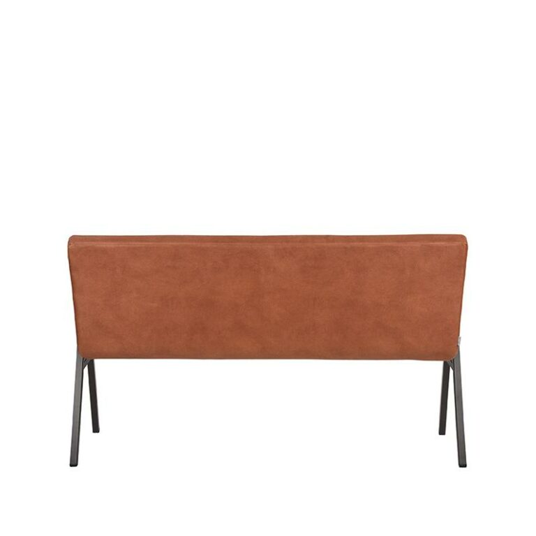 LABEL51 Eetkamerbank Matz - Cognac - Microfiber - 145 cm