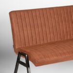 Eetkamerbank_Matz_Cognac_Microvezel_145x62x86_cm_Detail