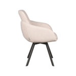 Eetkamerstoel_Beauty_56x63x88_Cm_Naturel_Touch_Zijkant