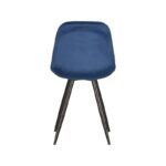 Eetkamerstoel_Capri_Blauw_Fluweel_46x56x88_Cm_Achterkant
