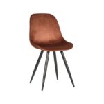Eetkamerstoel_Capri_Rust_Fluweel_46x56x88_Cm_Perspectief