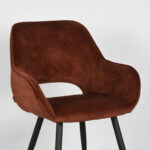 Eetkamerstoel_Chair_Fer_Rust_Velours_60x59x87_cm_Detail