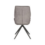 Eetkamerstoel_Comfy_48x64x91_Cm_Antraciet_Cosmo_Zwart_Metaal_Achterkant