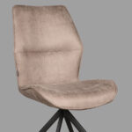 Eetkamerstoel_Comfy_48x64x91_Cm_Taupe_Micro_Suede_Detail