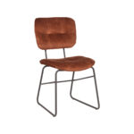 Eetkamerstoel_Dez_Rust_Velours_49x60x87_cm_Perspectief