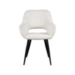 Eetkamerstoel_Fer_58x57x87_Cm_Ecru_Boucle_Voorkant