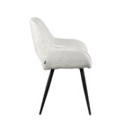 Eetkamerstoel_Fer_58x57x87_Cm_Ecru_Boucle_Zijkant