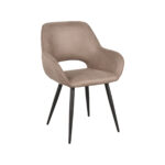 Eetkamerstoel_Fer_58x57x87_Cm_Micro_Suede_Taupe_Perspectief